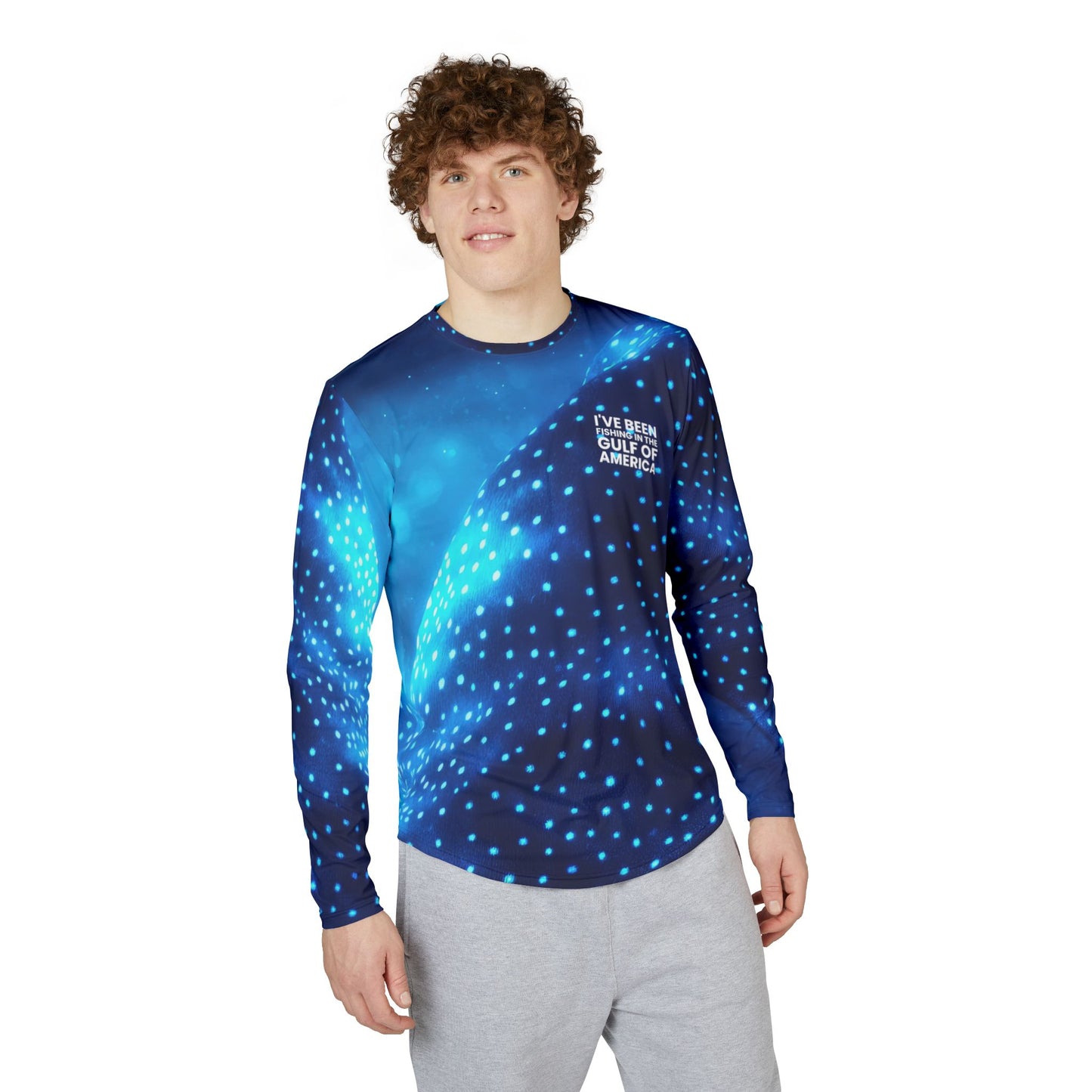 Whale Shark Skin UV Fishing Shirt – I’ve Been Fishing the Gulf of America | Bayou Tiger