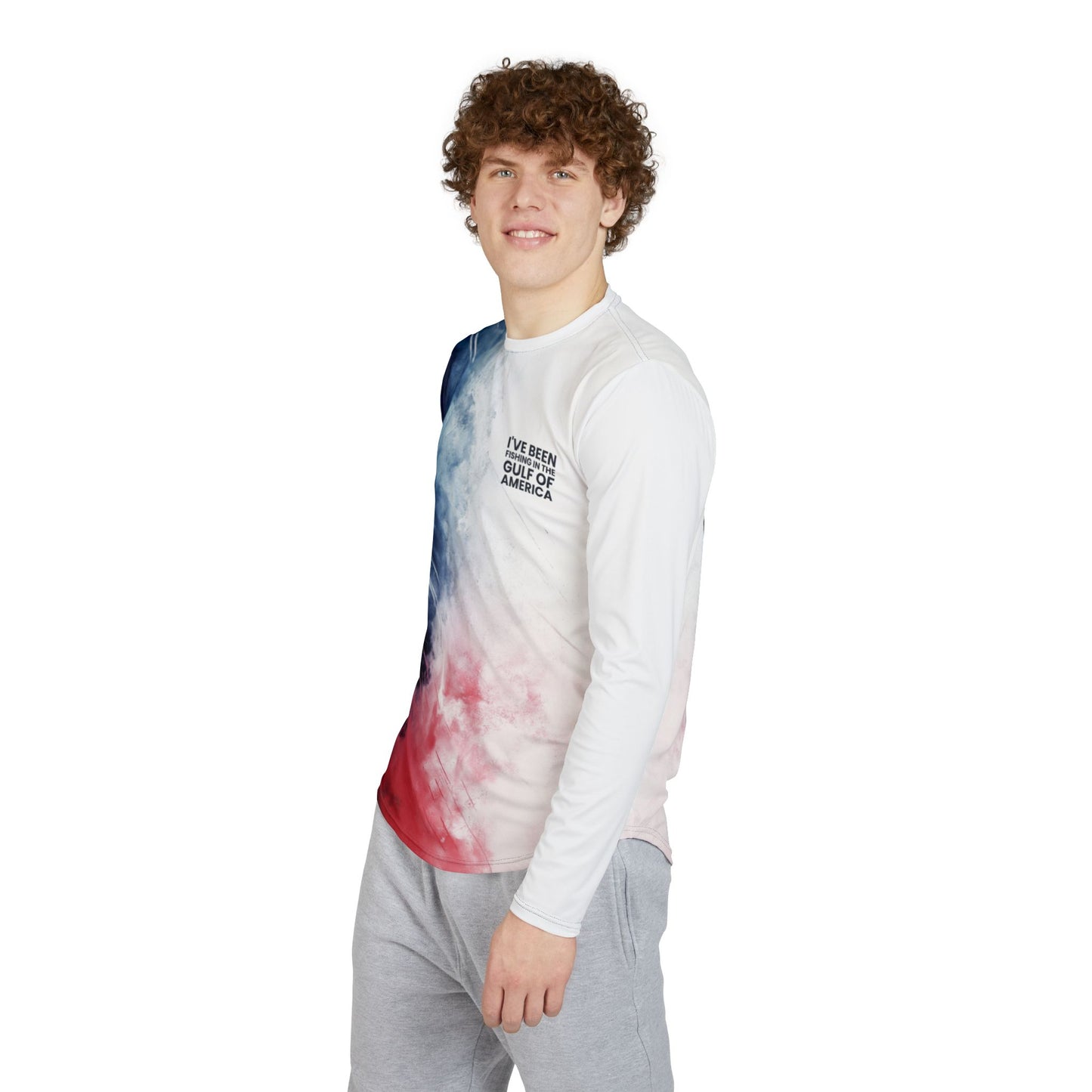 Patriotic UV Fishing Shirt – I’ve Been Fishing the Gulf of America | Bayou Tiger