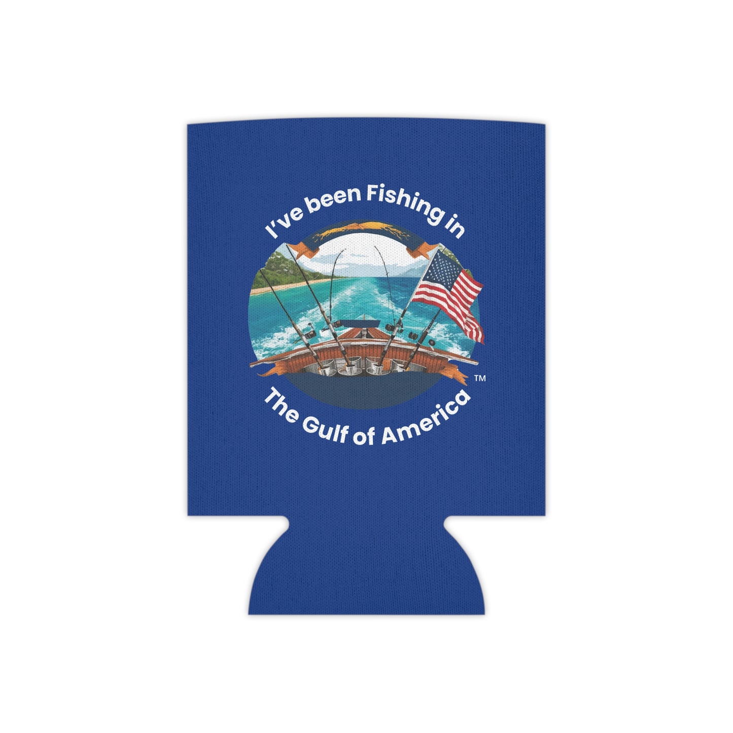 Blue Can Cooler – I’ve Been Fishing in the Gulf of America | Bayou Tiger Gear