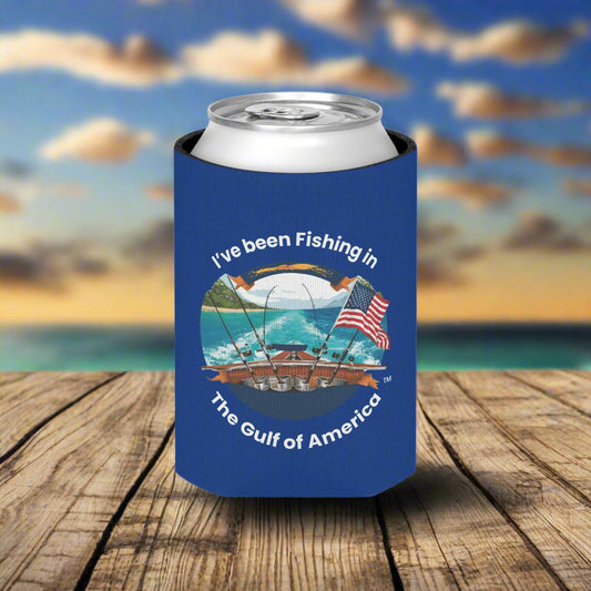 Blue Can Cooler – I’ve Been Fishing in the Gulf of America | Bayou Tiger Gear