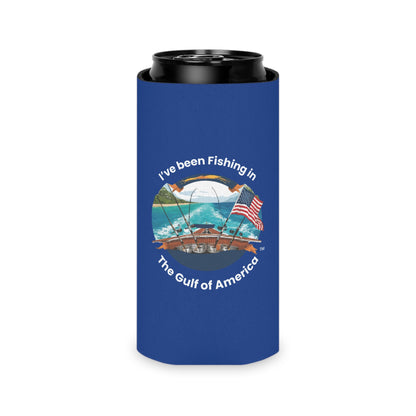 Blue Can Cooler – I’ve Been Fishing in the Gulf of America | Bayou Tiger Gear