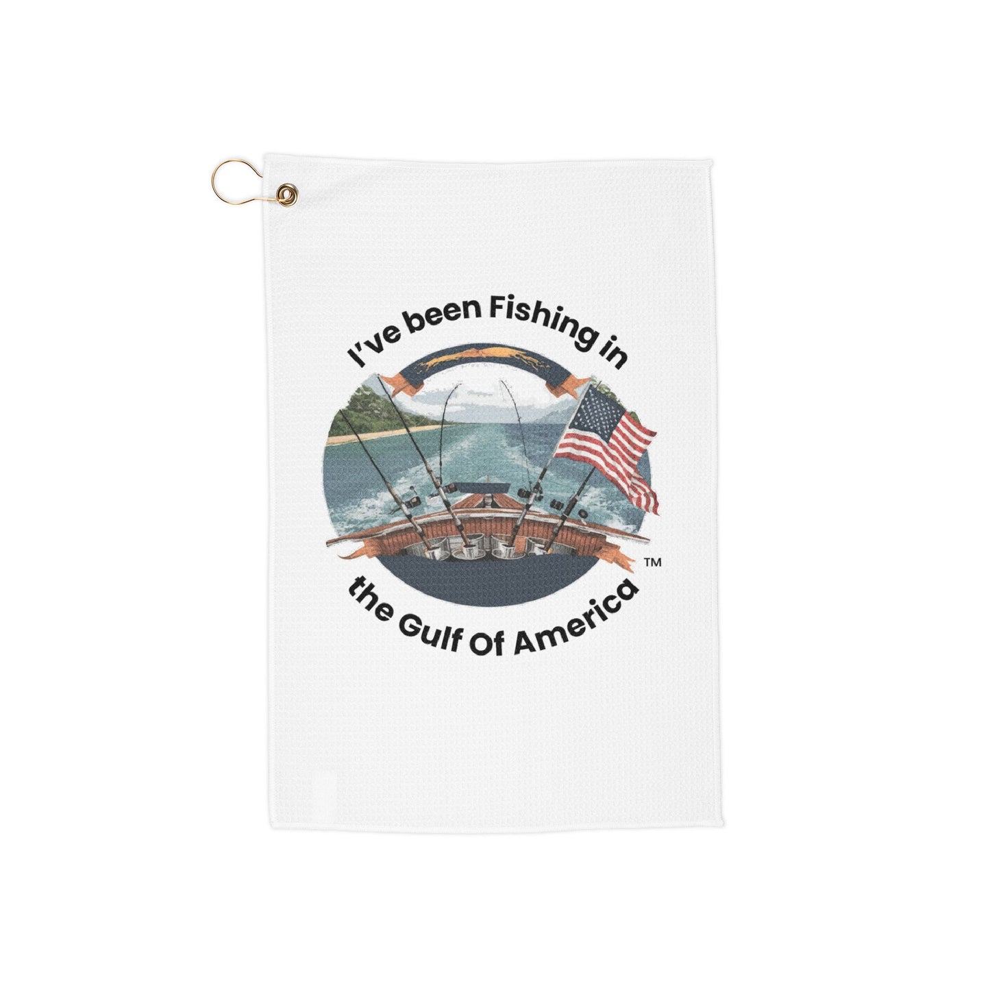Golf Towel – I’ve Been Fishing in the Gulf of America | Bayou Tiger Gear